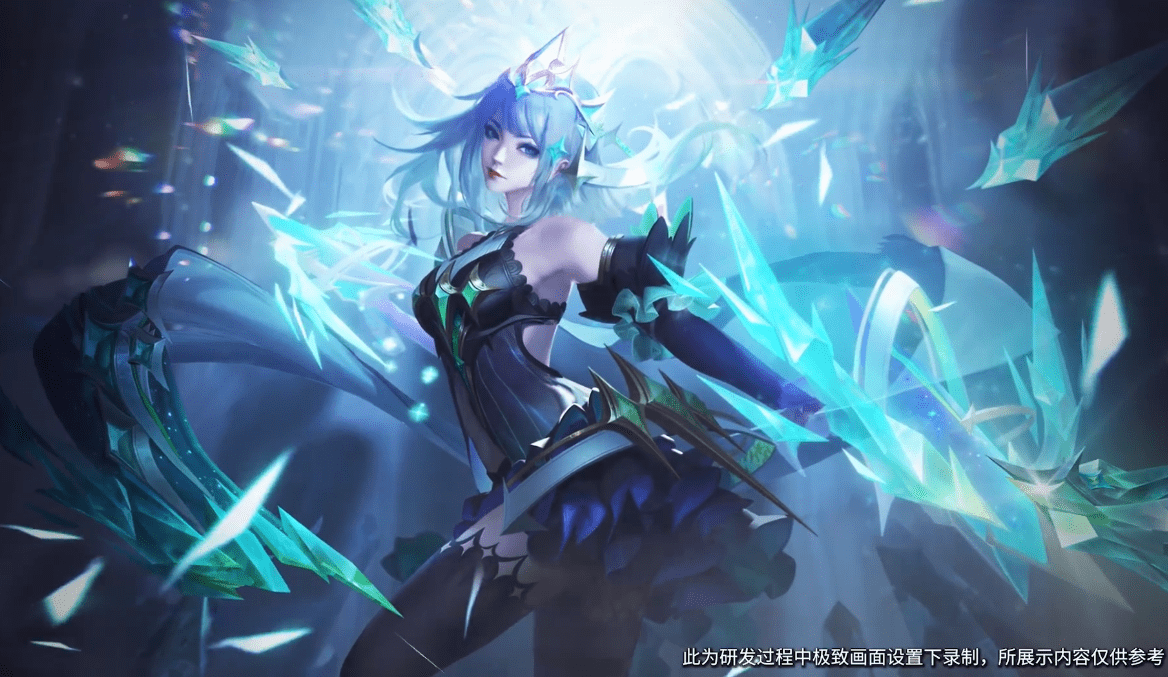 王者荣耀虞姬v8传说皮肤太美了这波皮肤雨简直太赞了