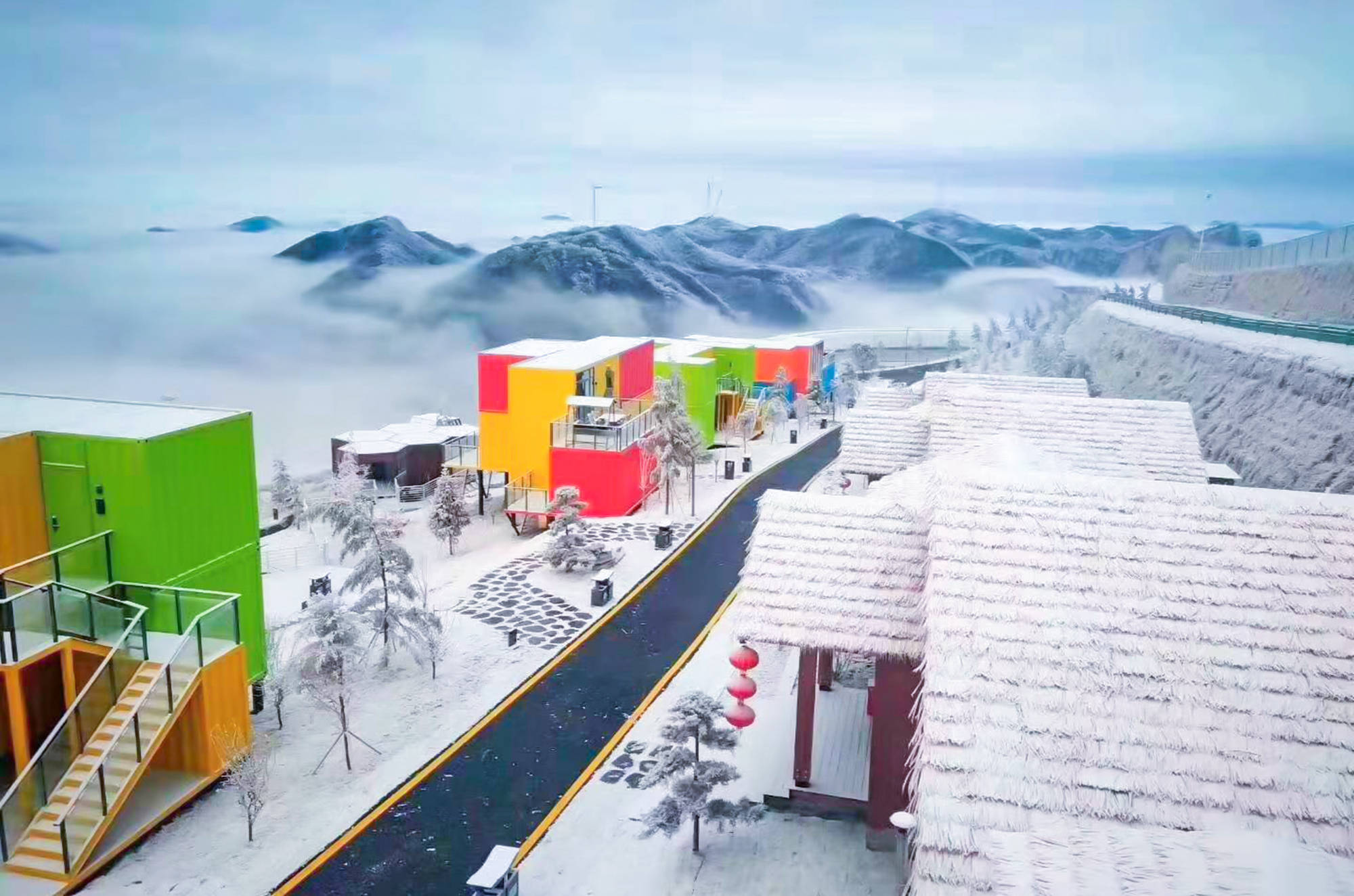 滑雪并非北方的专利,五峰国际滑雪场,南方滑雪爱好者的天堂_雪花