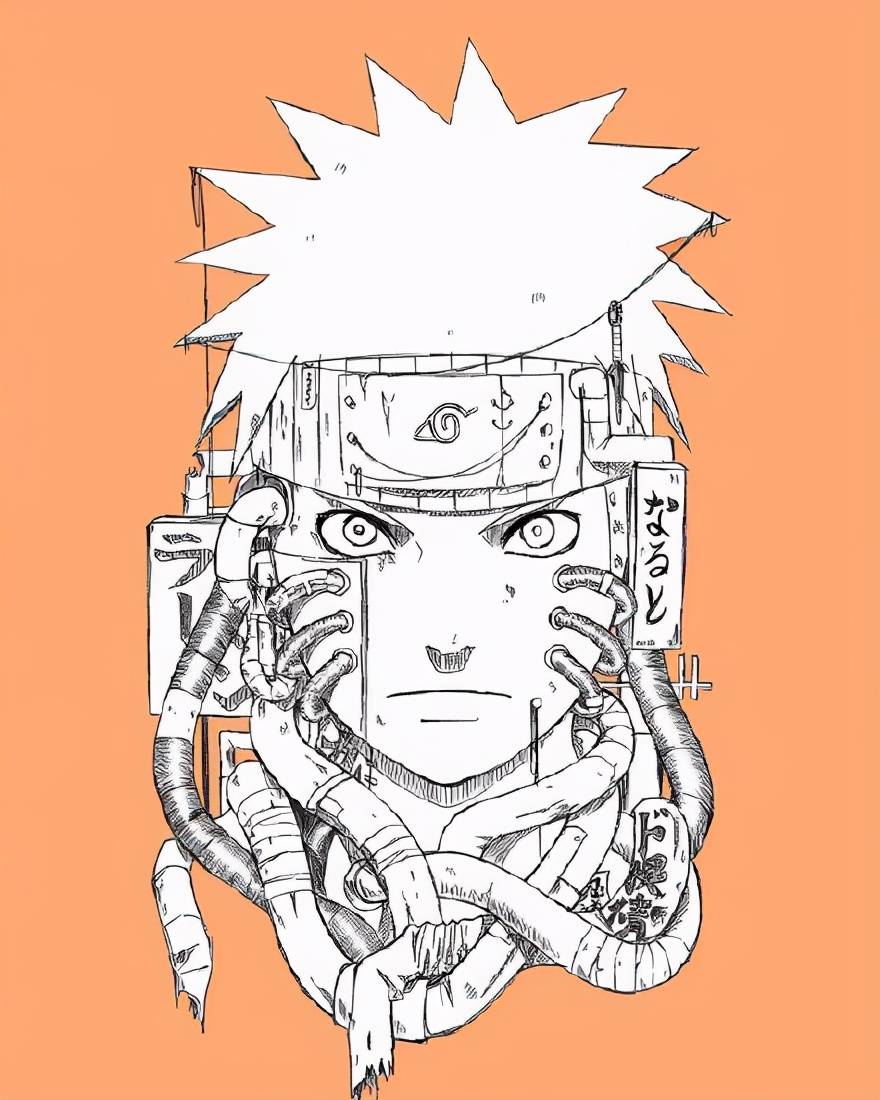 机械风火影头雕完美上演插管卡卡西老师怕不是要勒死自己