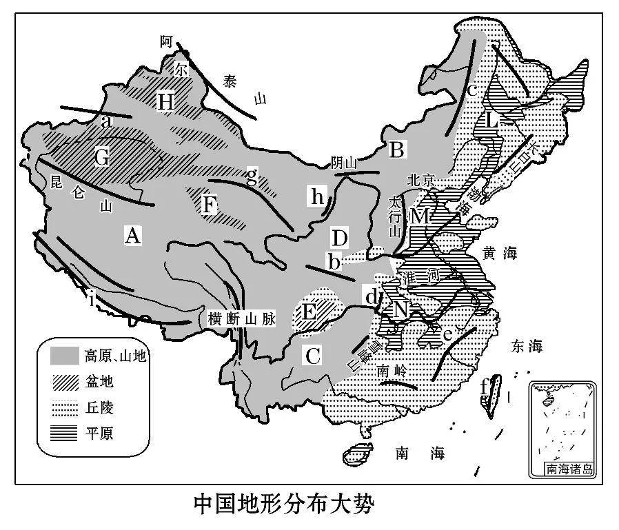 中国地理政区图简笔画图片