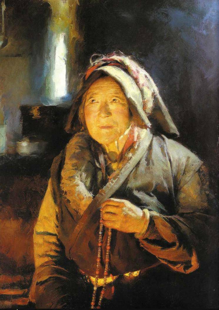 格调清新用笔准确旅美艺术家张文新油画人物作品欣赏