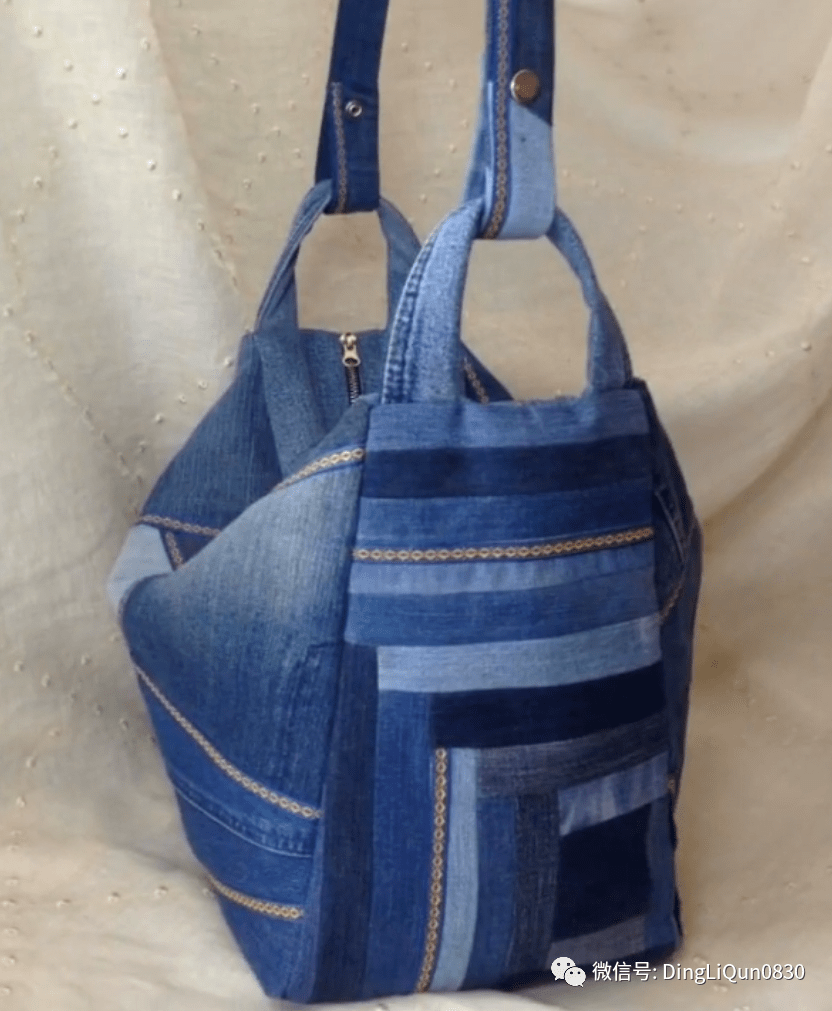 「布艺作品」85款时尚的牛仔布包包休闲新系列
