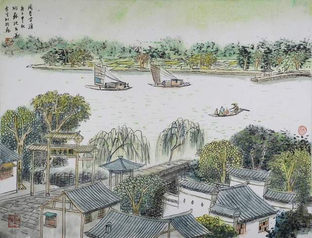 淞南凝秀,素有“银张浦金不换”之美誉 昆山张浦八景_灵山