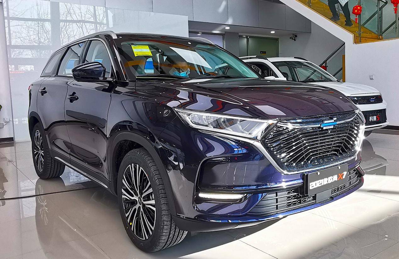 揭秘当红suv 到店实拍2021款长安欧尚x7