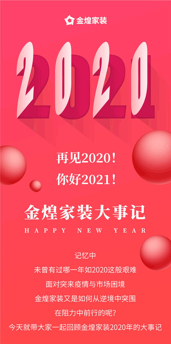 长沙金煌家装大事记回顾再见2020你好2021