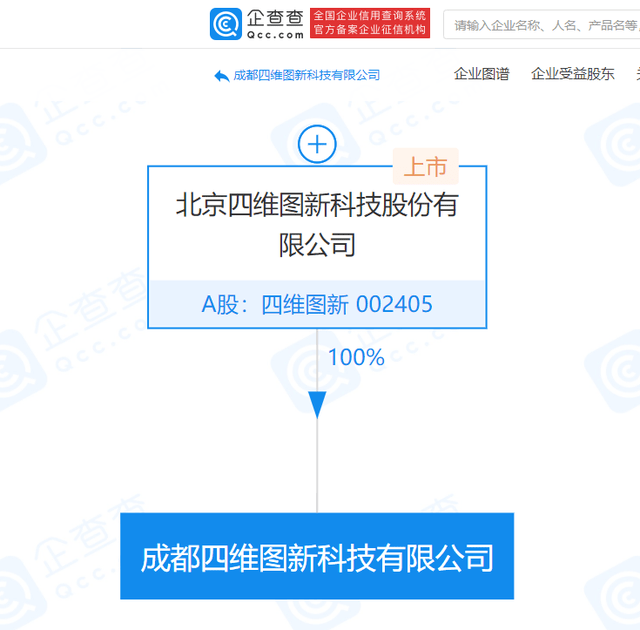 成都四维图新技术有限公司成立,注册资本1亿元