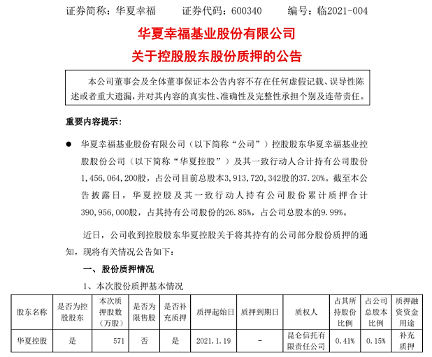 原华夏幸福被多家机构降级。年内到期债务超过1000亿英镑。资金链非常紧张