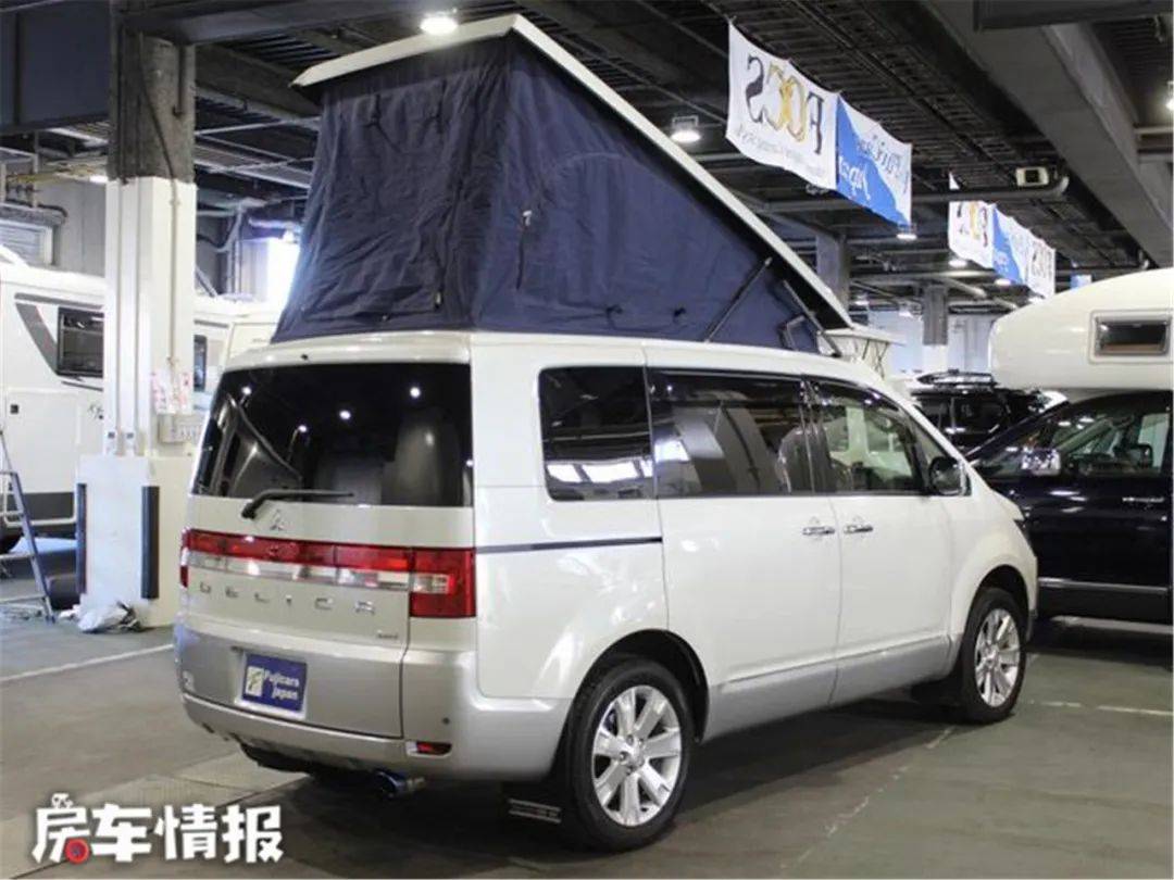 三菱mpv变房车!2.2t 6at四驱性能强悍,旅行能住4人