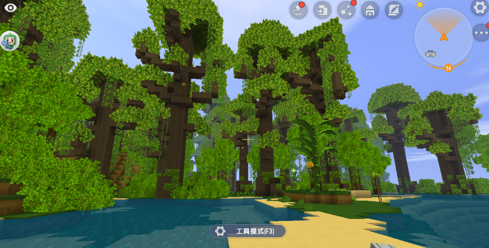 迷你世界:全新雨林模式出现"电梯树",无需搭建电路轻松上楼_手机搜狐