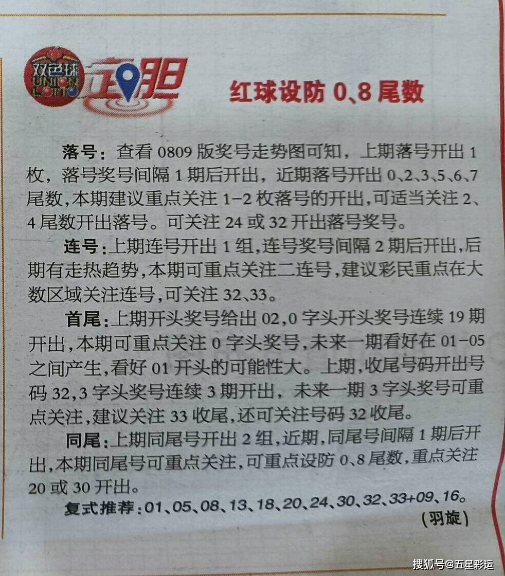 原创双色球21010期彩报图欣赏话蓝点金九头鸟大观园