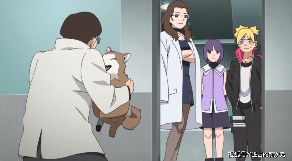 原创博人传犬冢一族新女神登场颜值不输花火很有可能被片助拿下