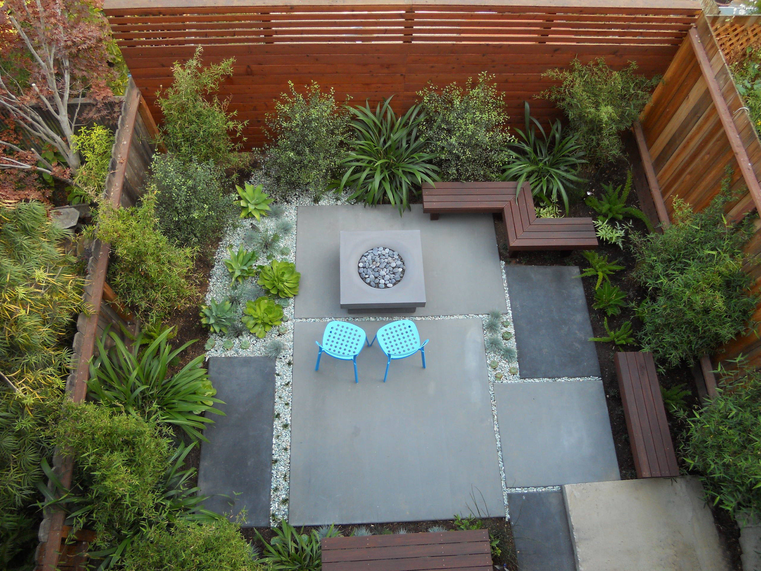 40平米庭院设计实景图图片