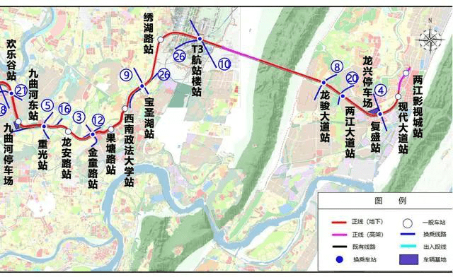 成都地铁15号线规划图片