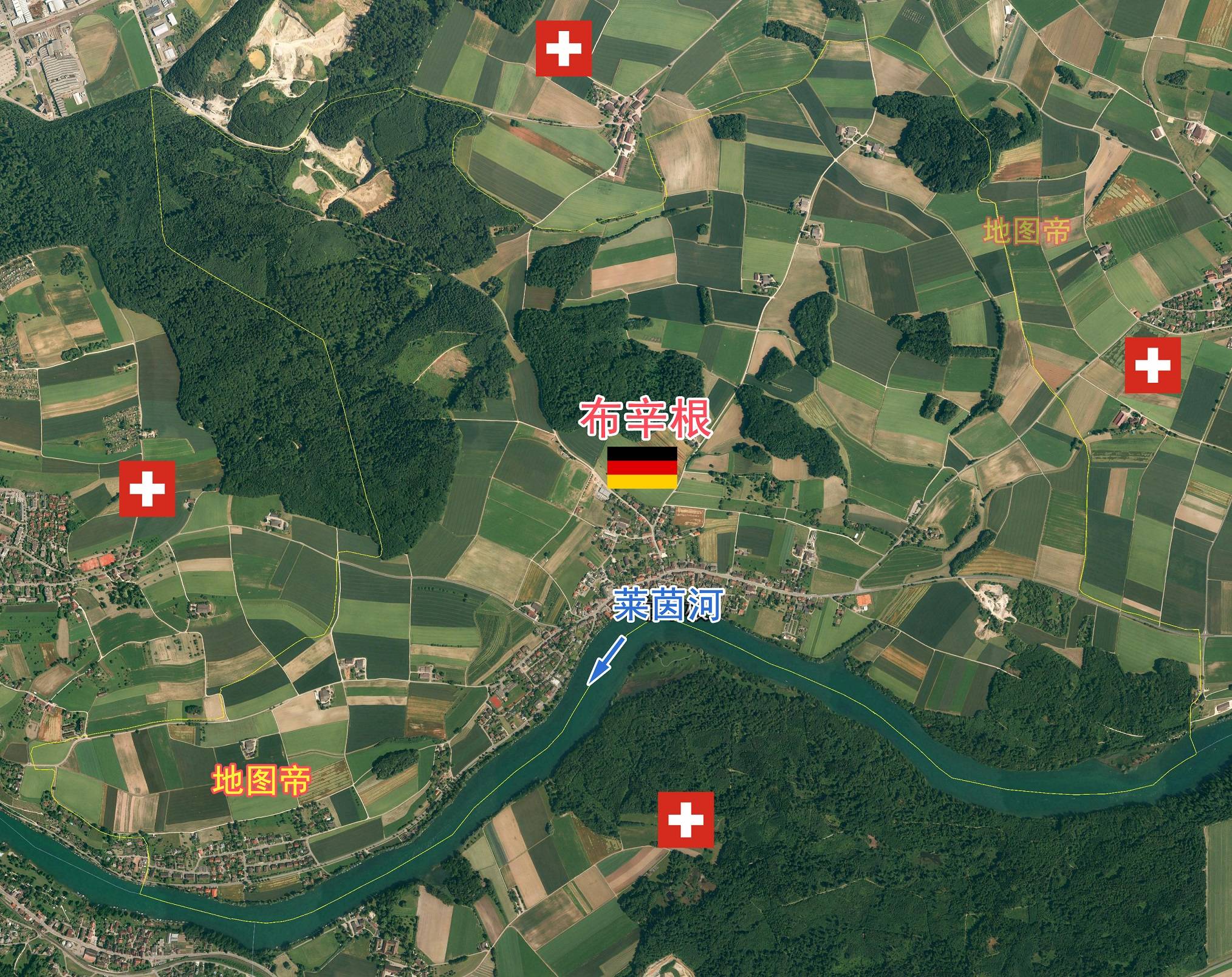 德国在瑞士的飞地布辛根，是一种怎样的存在？