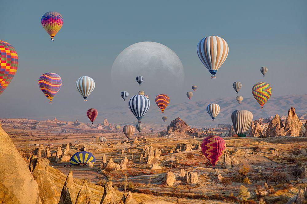 上帝视角的热气球之旅，土耳其
