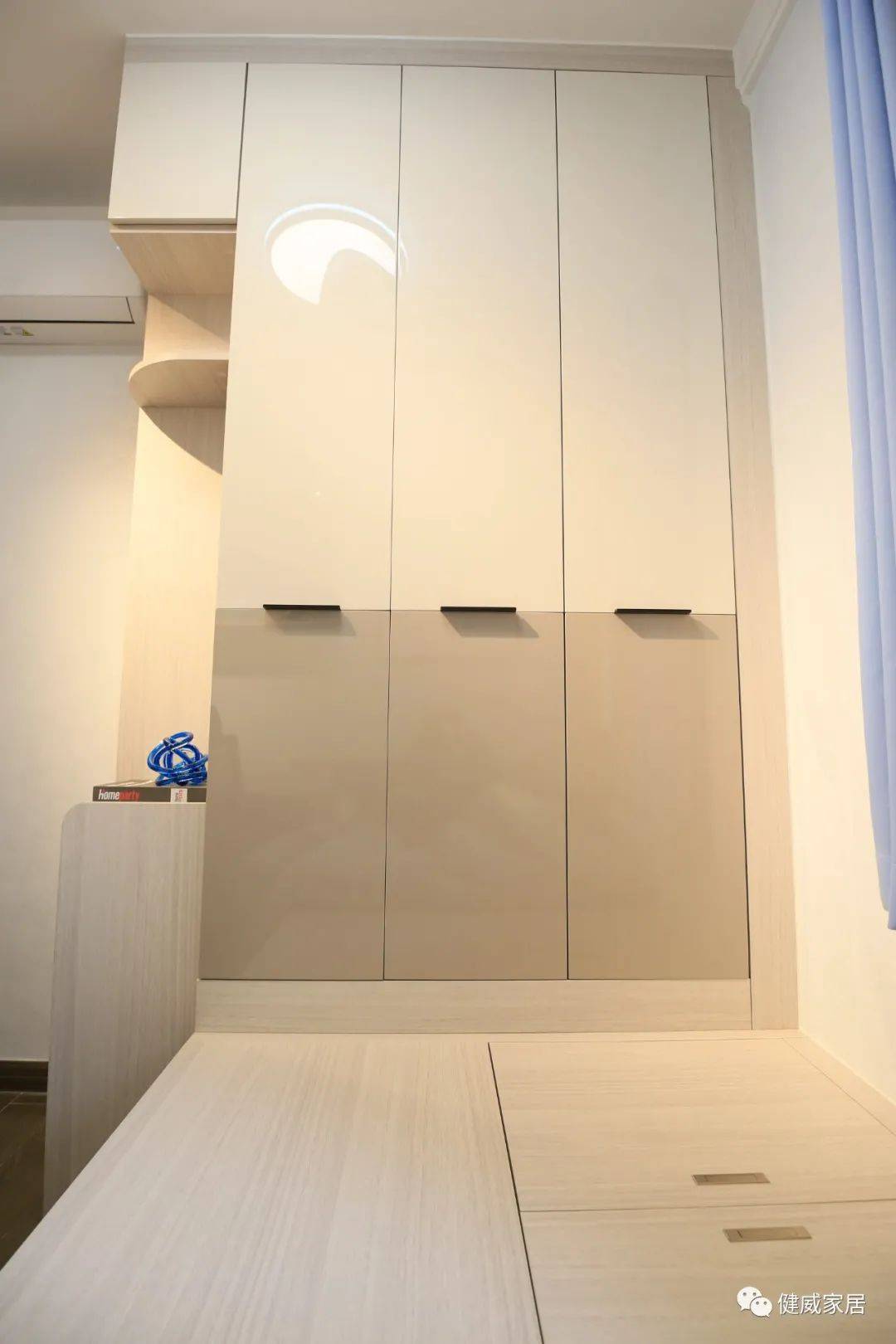 健威家居全屋定制106㎡纯粹美宅极简与实用并行还原生活的本真