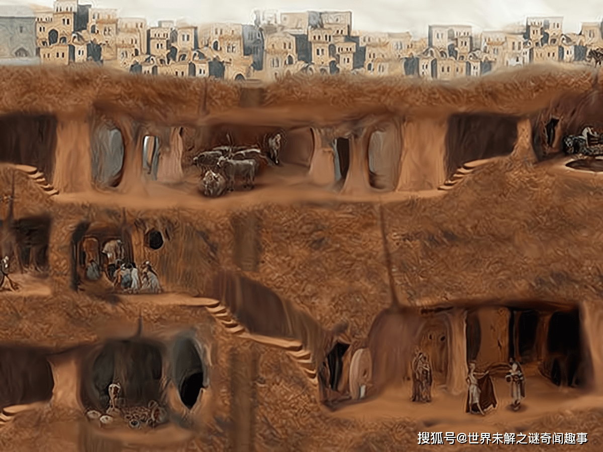 土耳其农民，意外发现3000年前的地下城，8层可住2万人