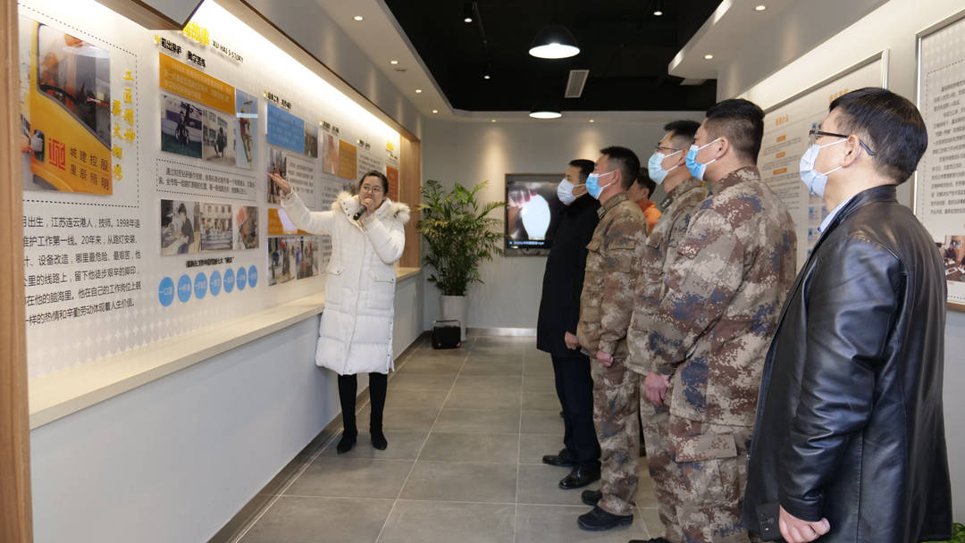 市退役军人事务局领导及有关人员,与共建驻连31609部队40分队主官等