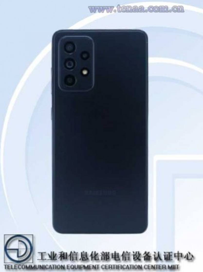 照片|Galaxy A52入网图曝光：整体设计尘埃落定，采用居中挖孔设计