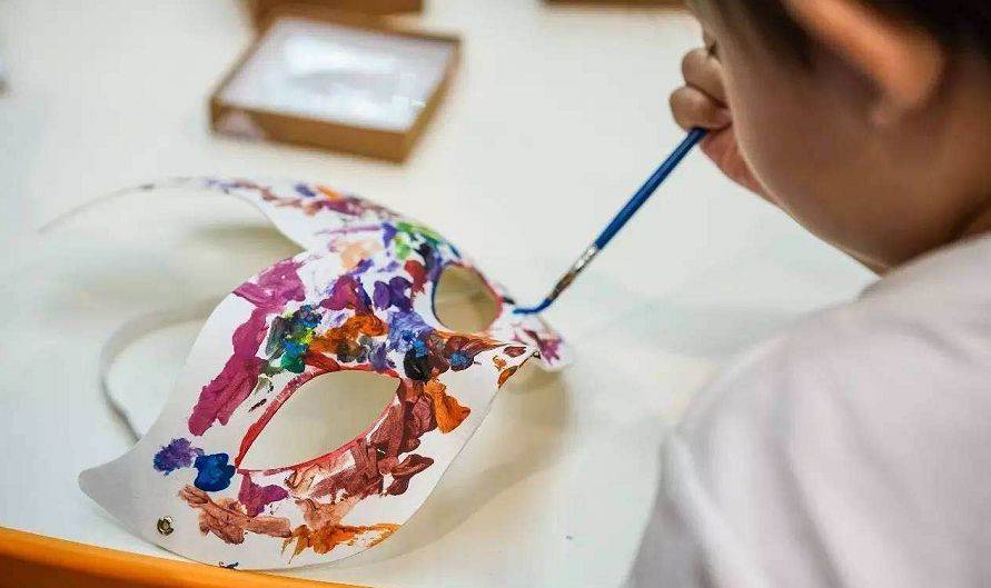 植物面具叶脉化石艺术diy探索自然的神奇之旅为孩子插上想象的翅膀