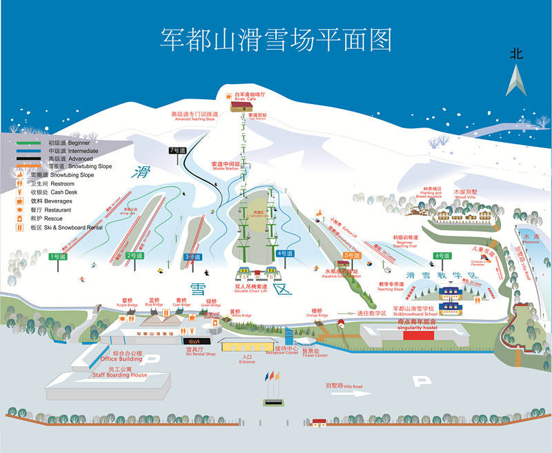 北京滑雪场介绍之军都山滑雪场