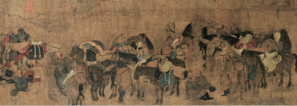 图 2 五代 胡瓌(传)《卓歇图》这些曾经称雄中国北方,甚至统治过整个