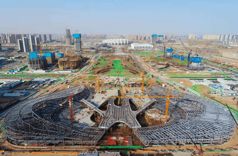 西安奥体中心周边重点配套项目誓师大会暨春节慰问活动举行