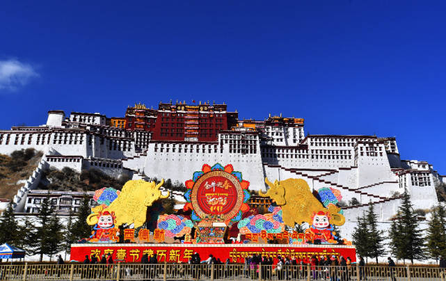 西藏各地群众喜迎春节和藏历新年