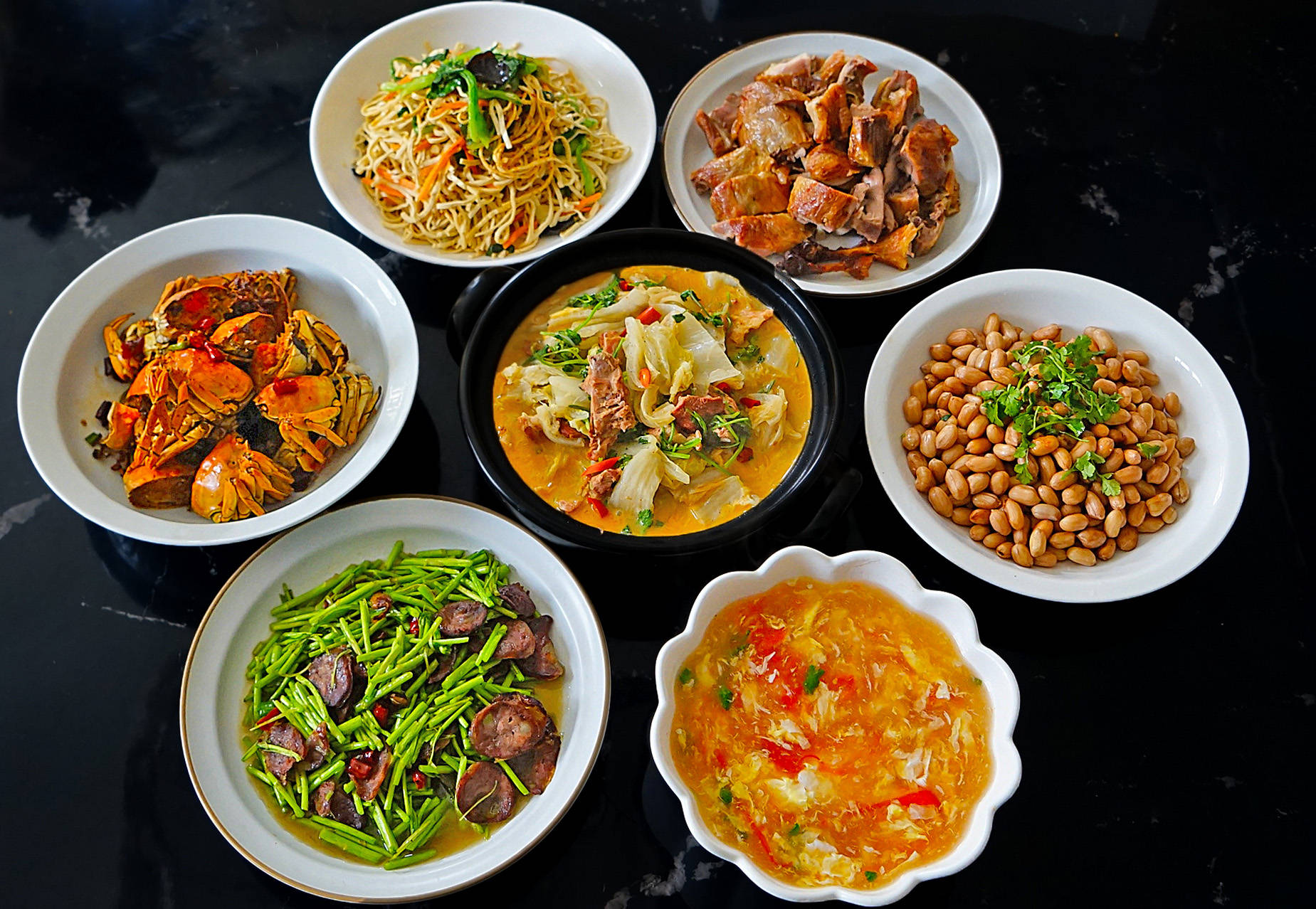 原创大年初二我做了六菜一汤款待小姑子一家网友点赞节约是美德