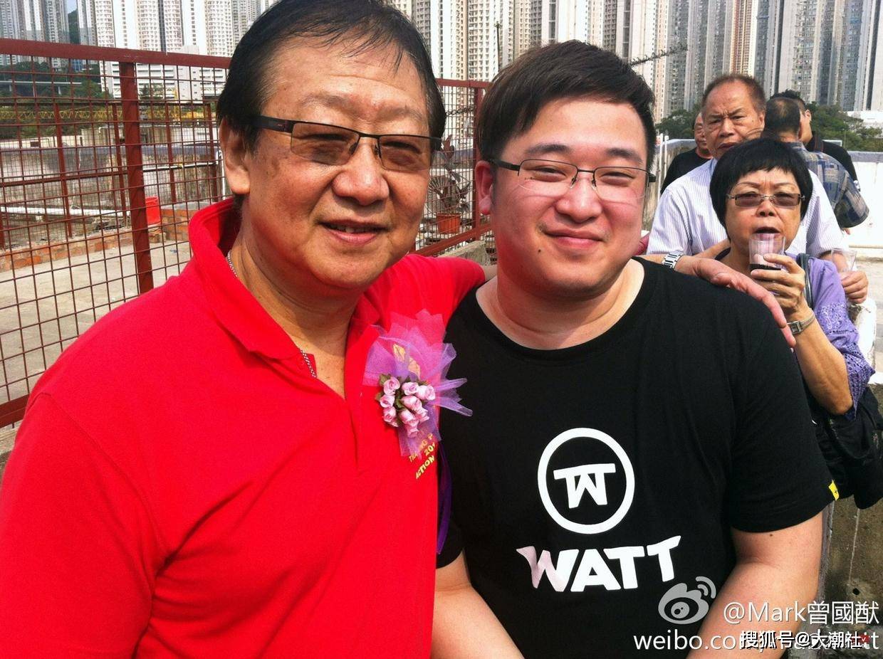 曾志伟小儿子曾国猷离婚前妻张可蕙情人节po相放闪