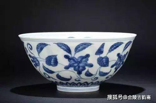 中国古磁器　清青花高碗 500x0.jpg