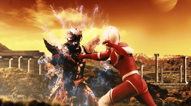 原创奥特银河格斗2终极闪耀赛罗吃瘪成就了敌我双方的两位战士