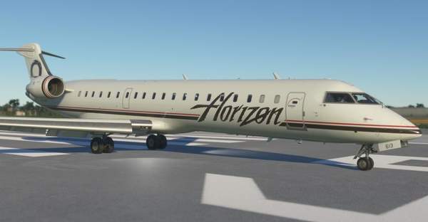 飞行|《微软飞行模拟》CRJ900客机新截图 飞机外部细节展示
