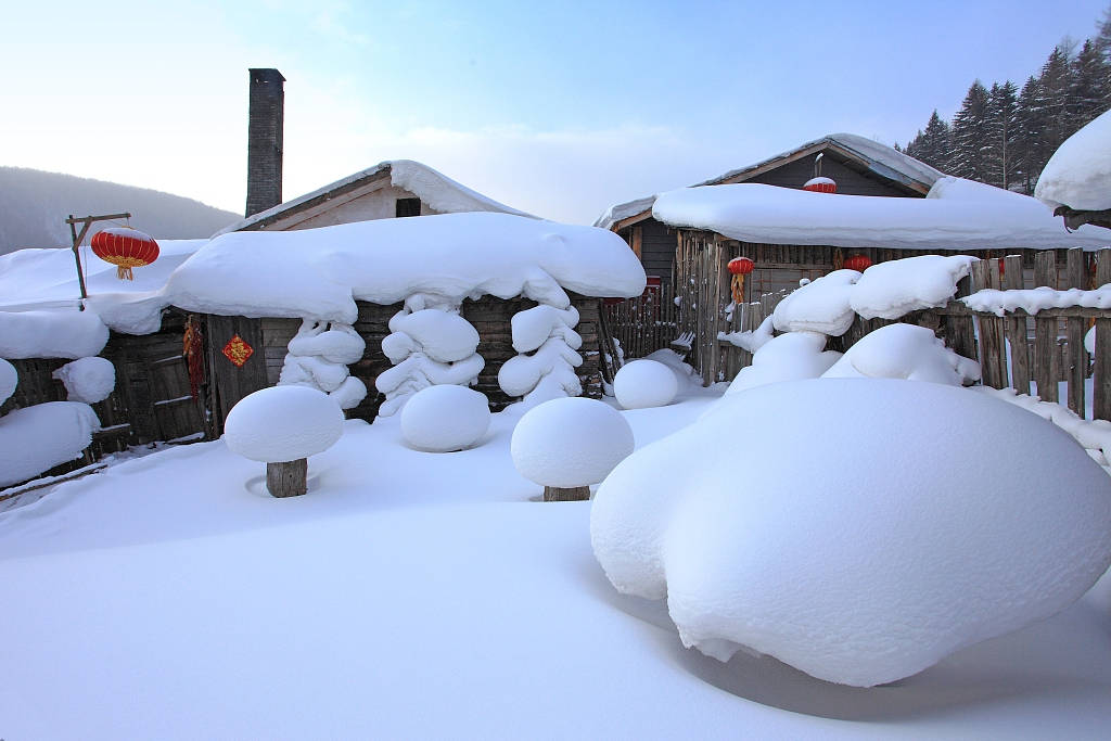 雪乡 一个被雪蛊惑的梦境 一个迷离的童话世界