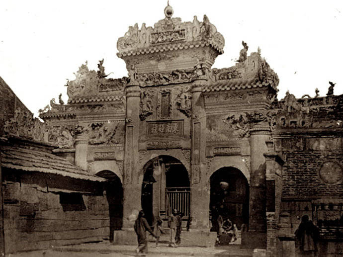 历史老照片100年前的广州