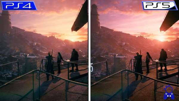 差距|《FF7：重制版》PS5与PS4版对比 光照改进，加载更快