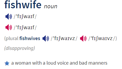 fish是鱼wife是老婆那fishwife是什么
