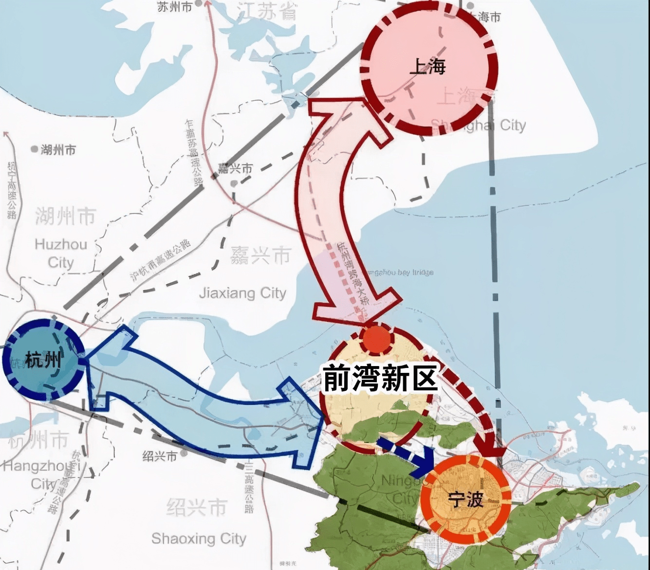 宁波前湾新区2021年gdp_浙江 四大新区 ,宁波前湾如何 出圈