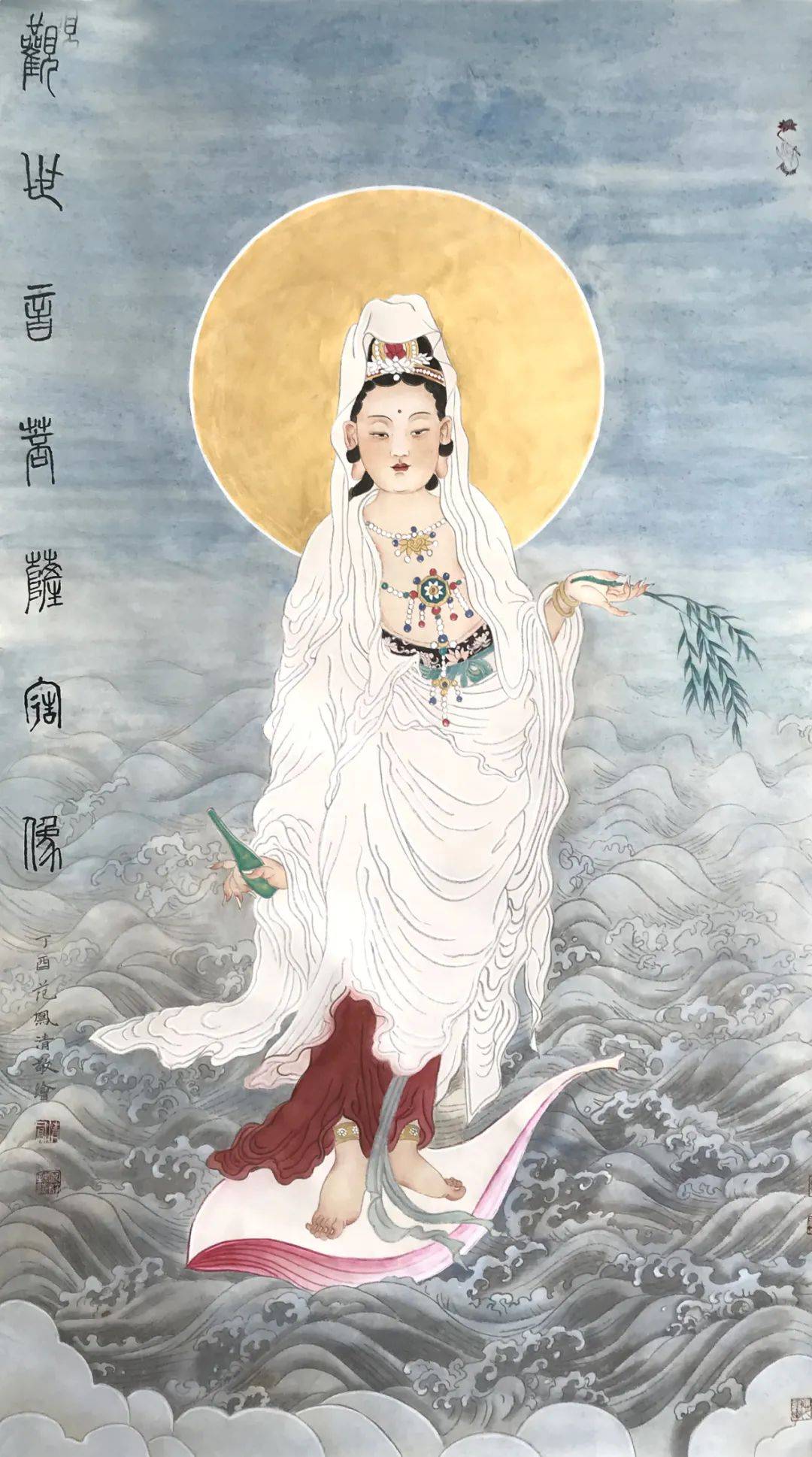 观音像一 138x69cm