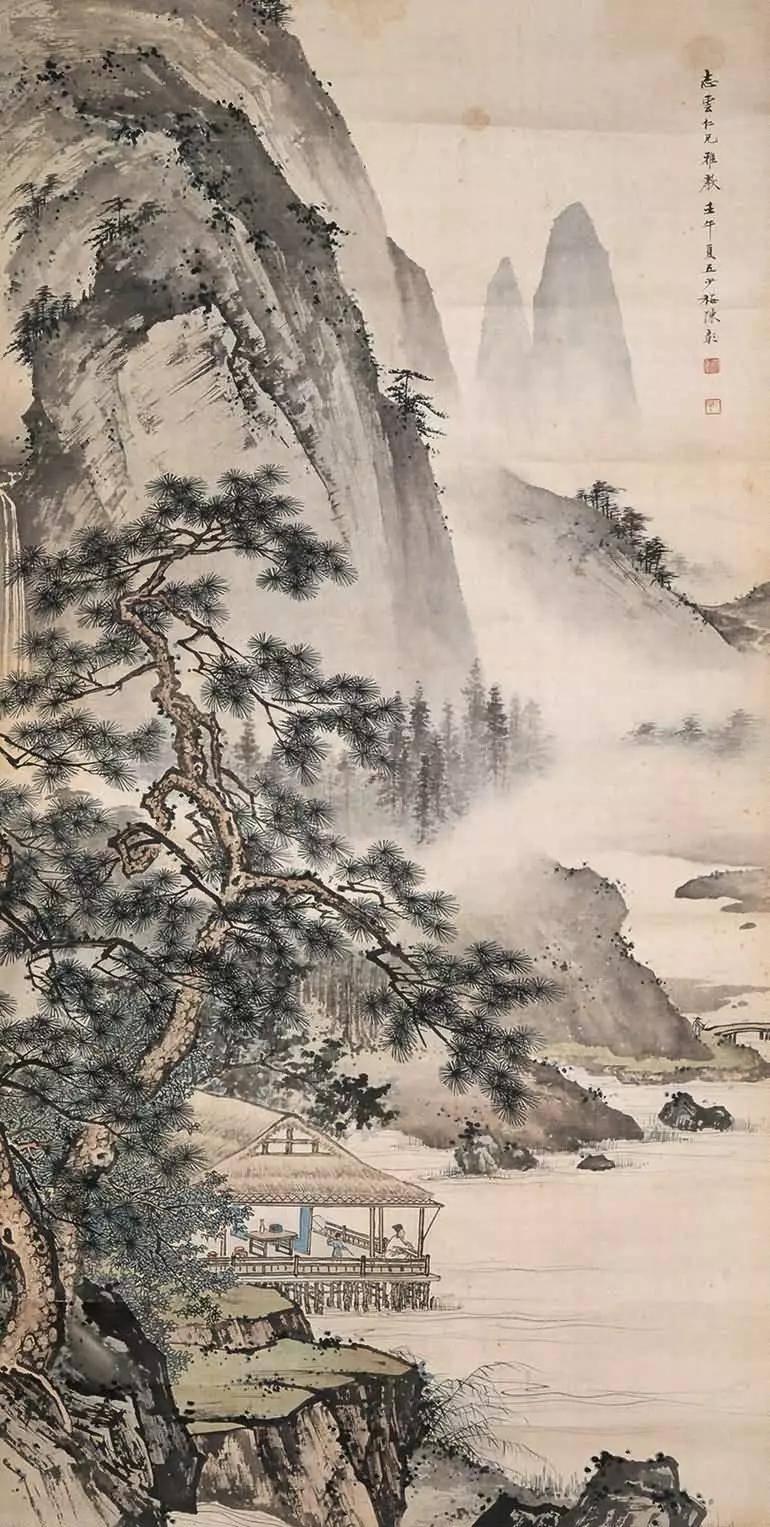 陈少梅的山水:清逸淡雅,画风清劲(高清50幅)