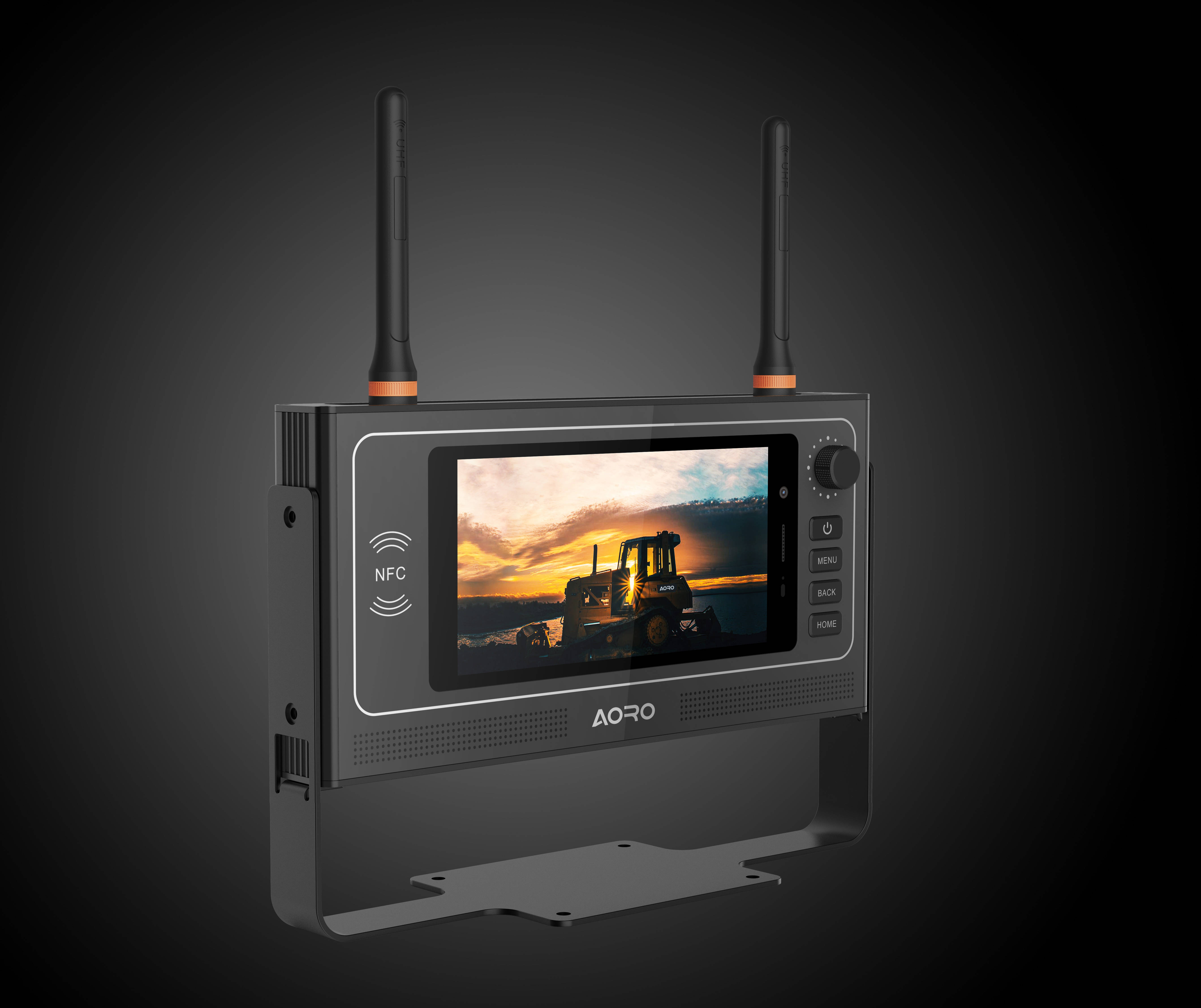 rtk车载台 遨游终端推出rtk dmr lte专网 大屏智能车载台