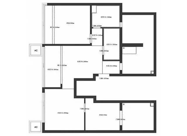 凹房屋户型图图片