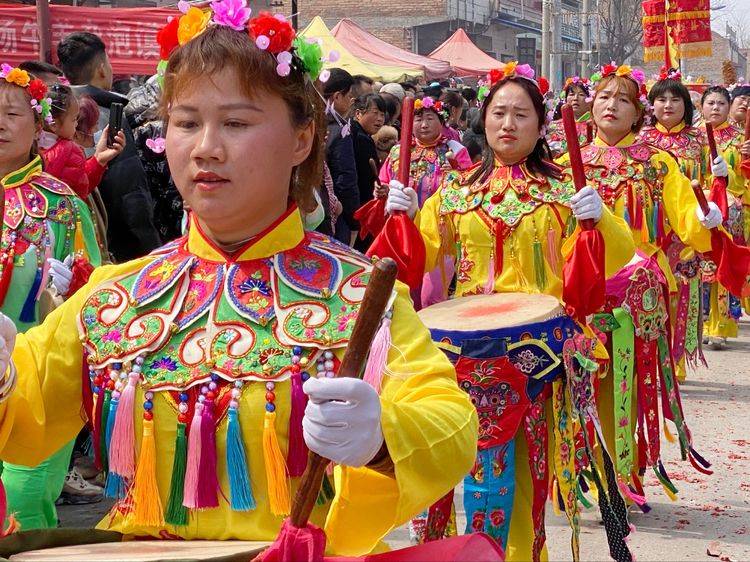 大荔县阿寿村"二月二"赛花馍