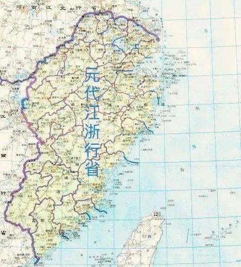 元朝浙江地图图片