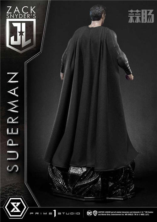 超人|P1S推出扎克·施耐德版《正义联盟》黑衣超人1/3雕像