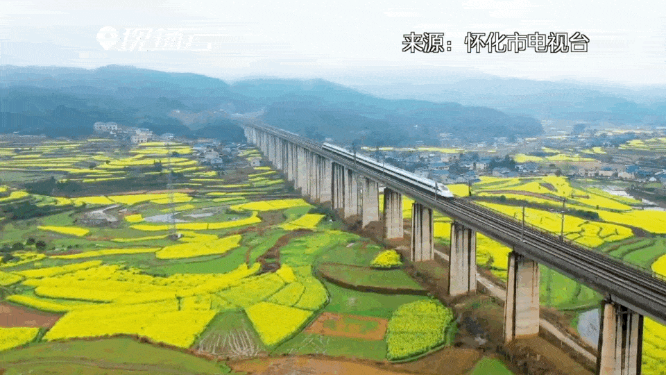 “逼停”航班的高铁！10h穿越沪浙赣湘贵，沿途风景美如画！