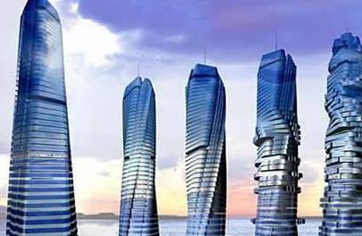 世界最个性的建筑，313米高楼还能发电，1平米售价超20万人民币