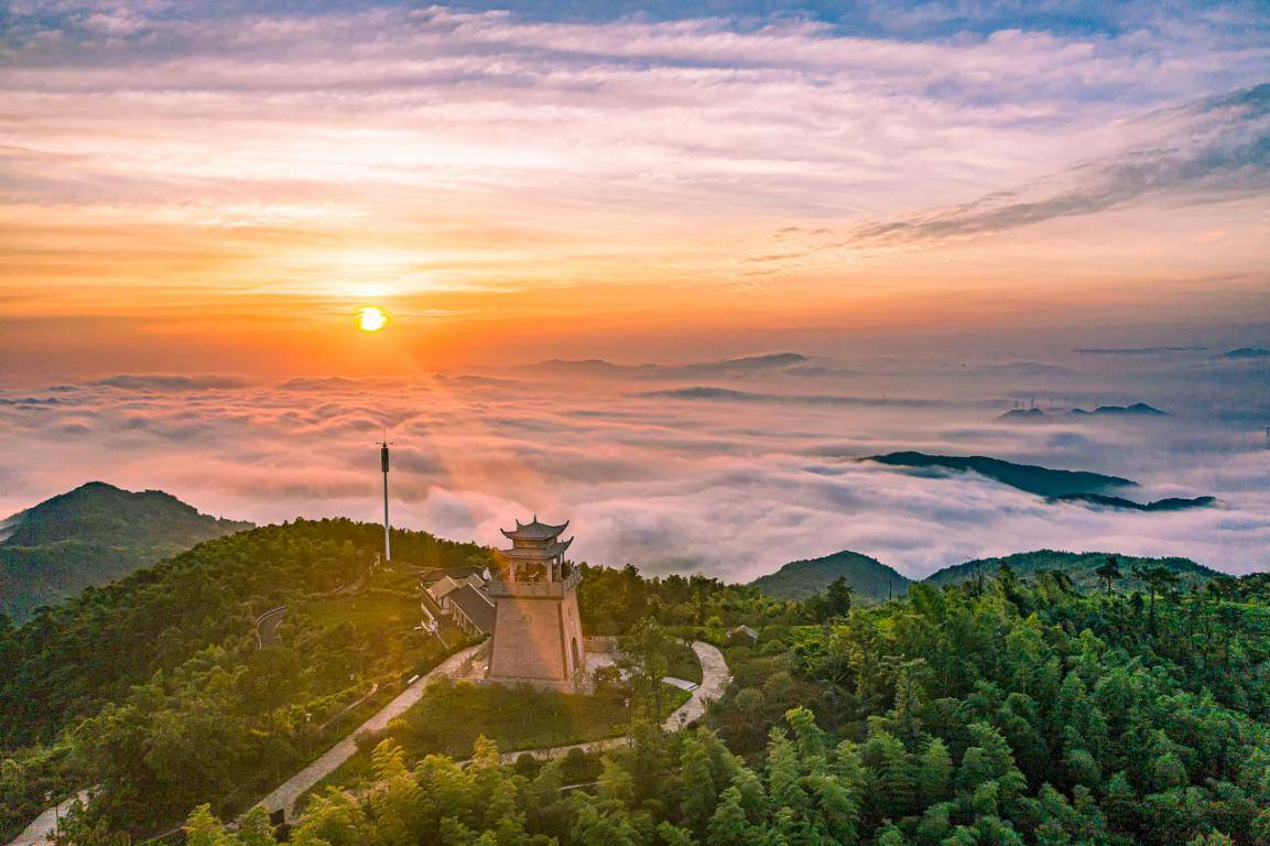 杭州近郊有个寺坞岭人称江南小黄山品云雾茶览绝美景太棒了