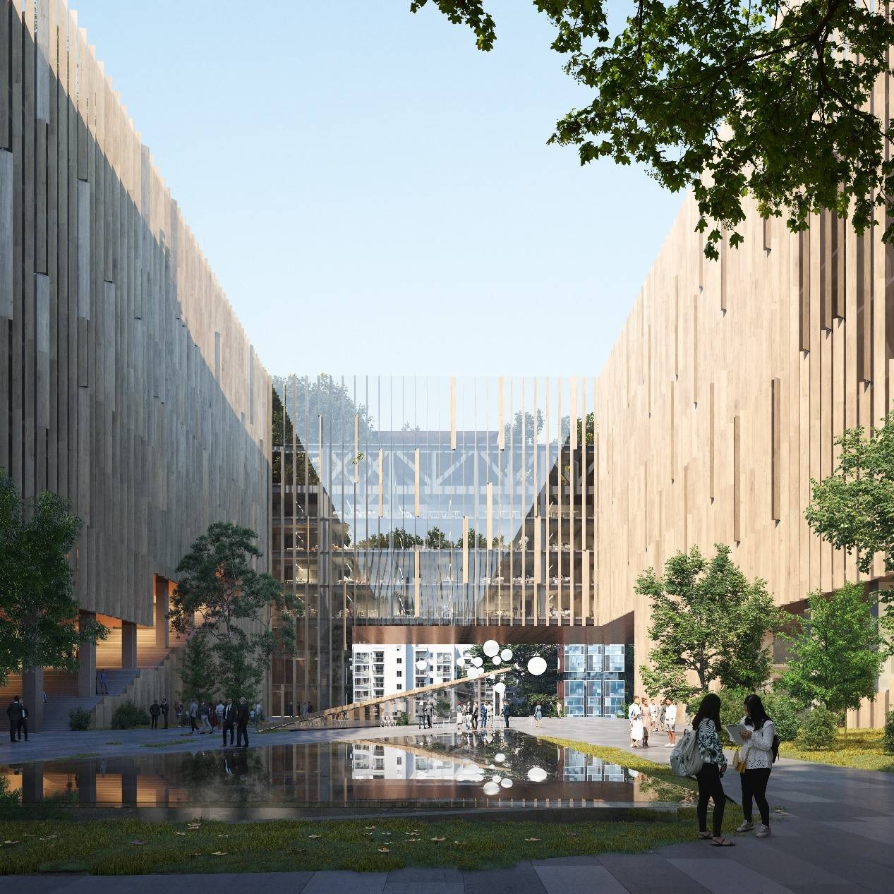 08kengo kuma and associates, brick visual(洋溢着自然气息的大楼