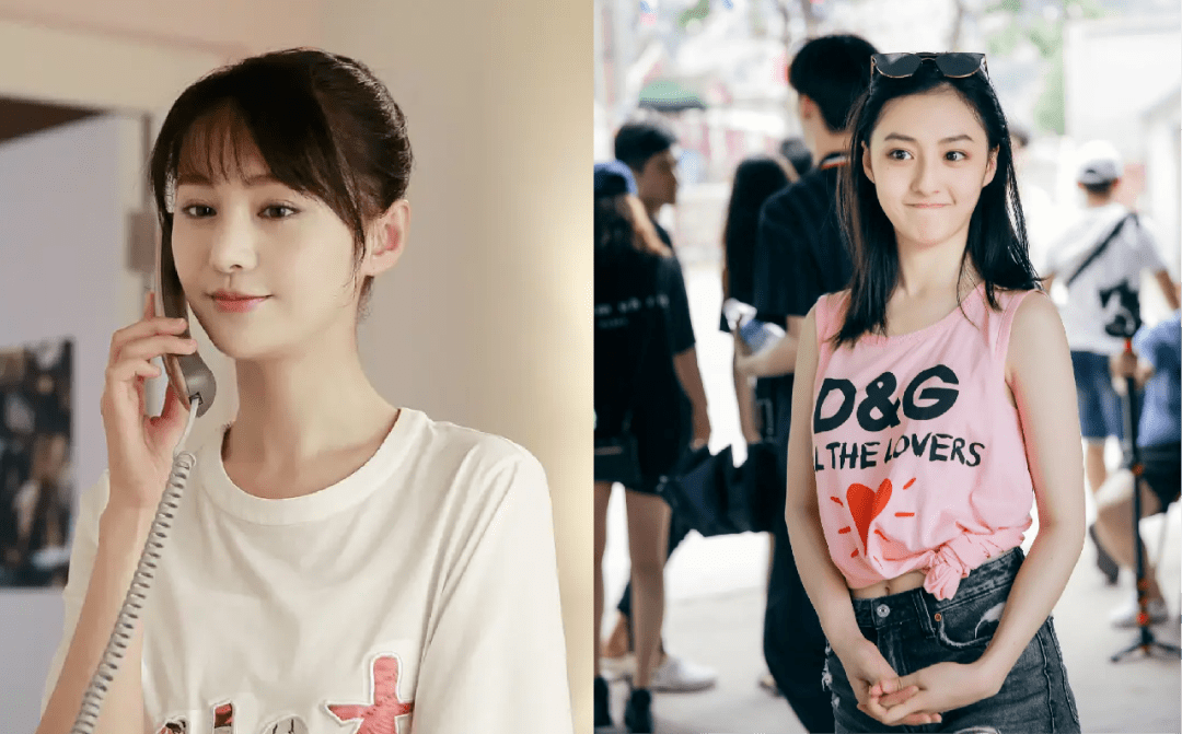 走浪漫女神风的胡连馨乍看之下, 有点郑爽 金智媛的意思:不说碰瓷巩皇